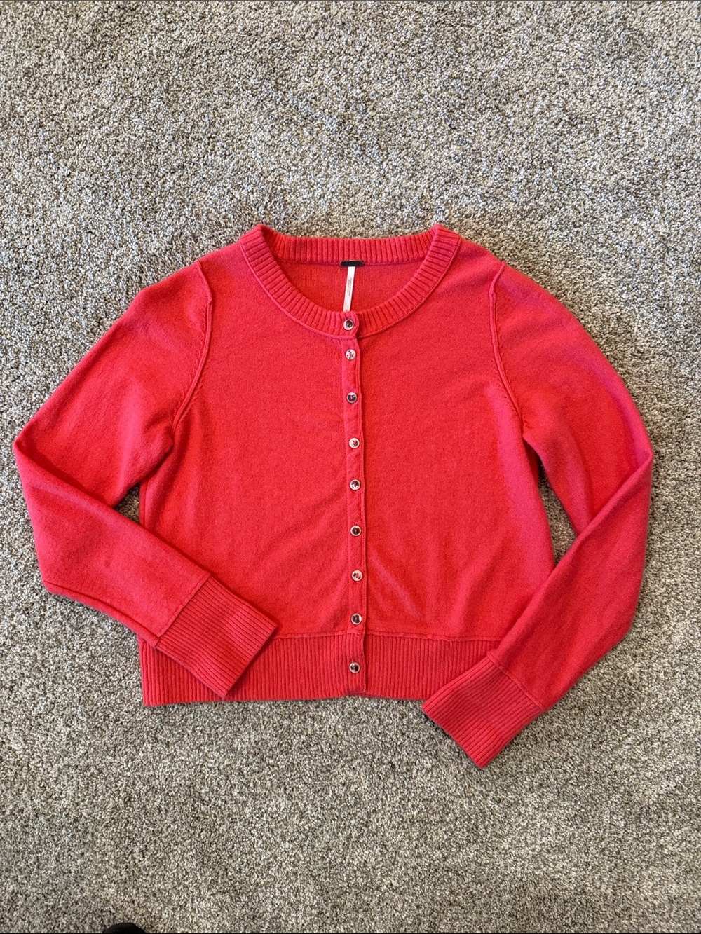 Free People Nocturnal Cashmere/Wool Cardigan Sweater, Medium, EUC